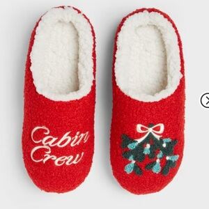 Adult Cabin Crew Scuff Slippers - Wondershop™ Red